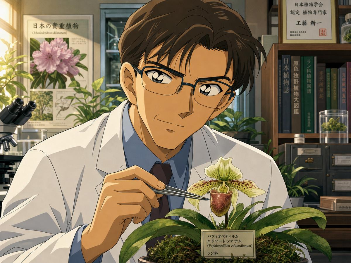 高清3D动漫植物专家李明